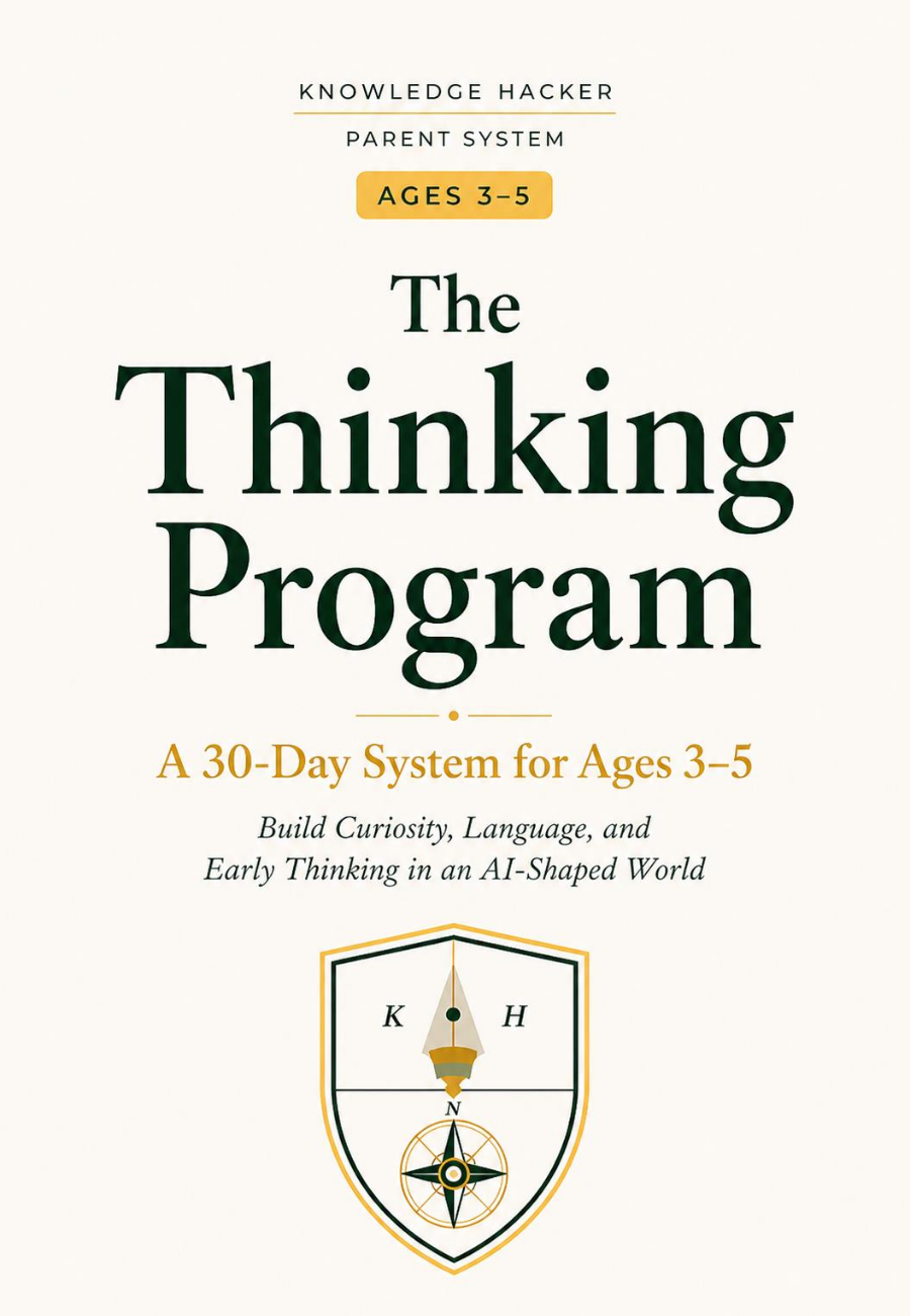 The Thinking Program (3-5 years old)